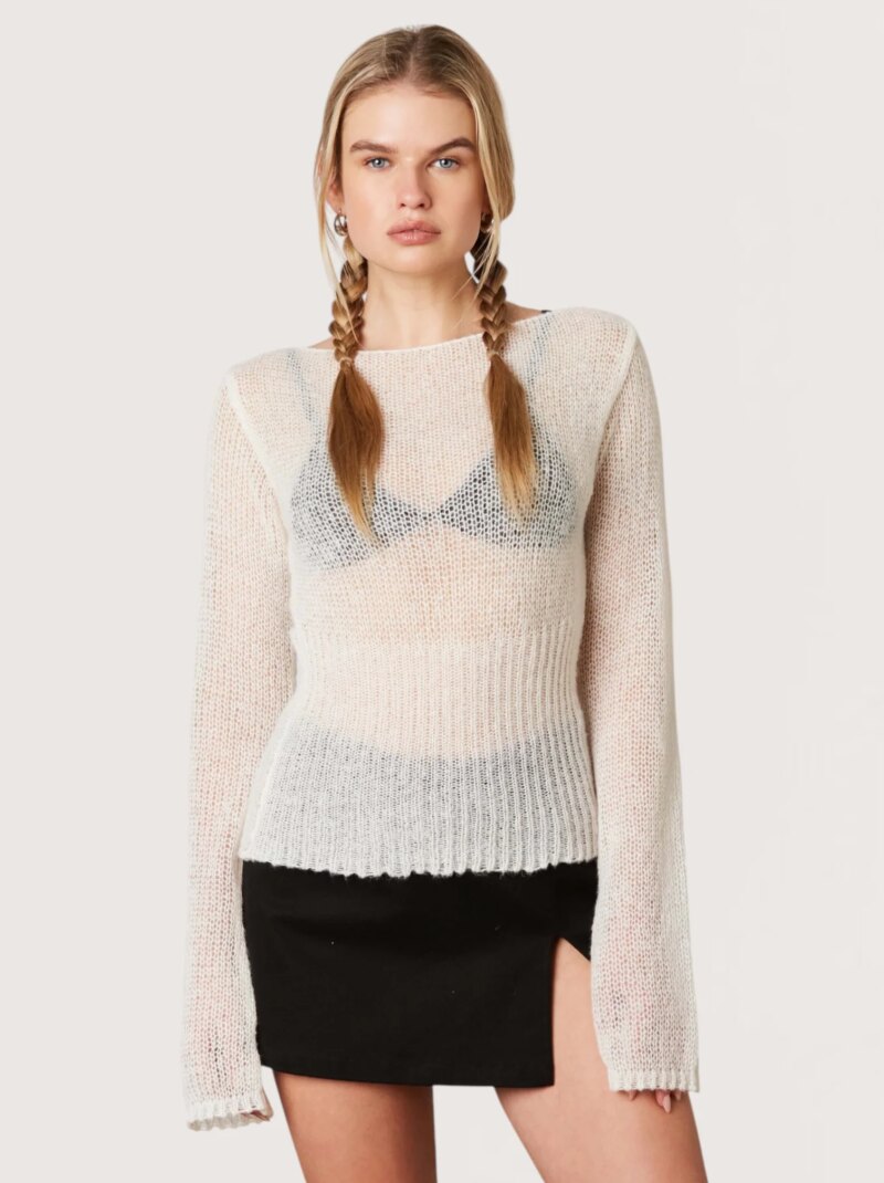 Elegant Lightweight Knit Sweater